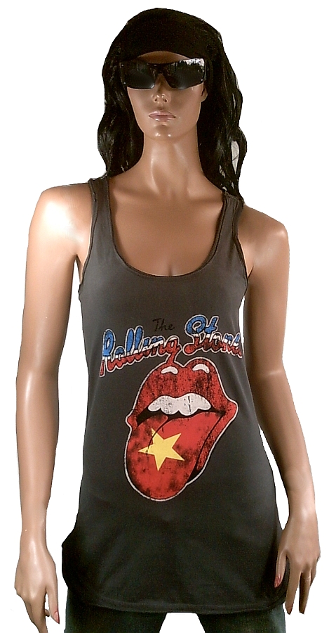 rolling stones t-shirt damen strass